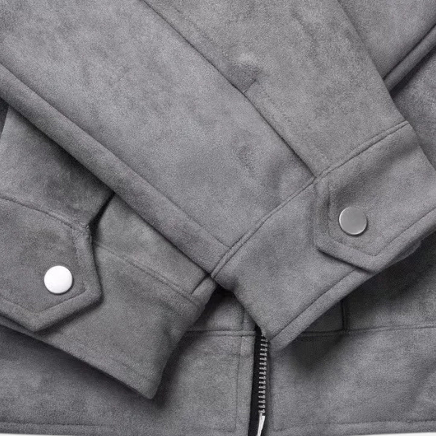 Elegant Suede Men's Jacket