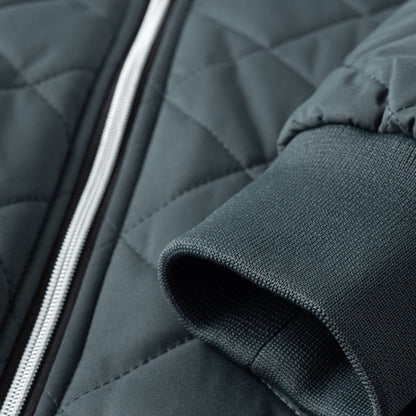 Quilted Warm Men's Winter Jacket with Fleece Lining