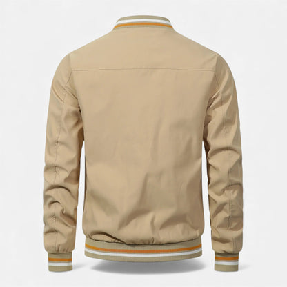 Warm Thick Men's Bomber Jacket for Fall and Winter