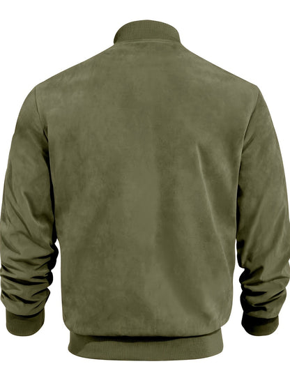 Vintage Suede-Look Men's Jacket