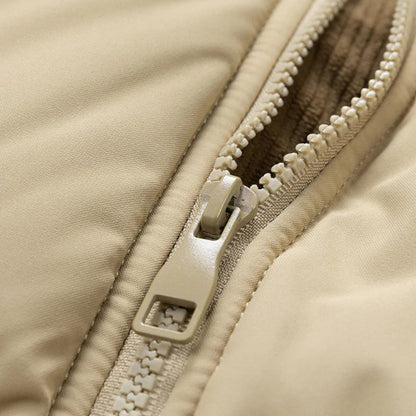 Men's Lined Winter Jacket with Removable Hood