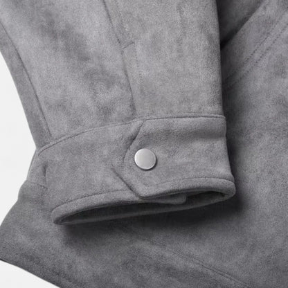 Elegant Suede Men's Jacket