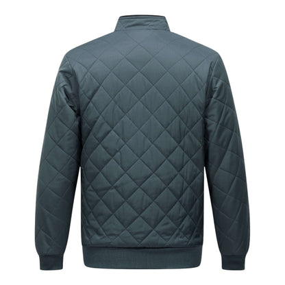 Quilted Warm Men's Winter Jacket with Fleece Lining