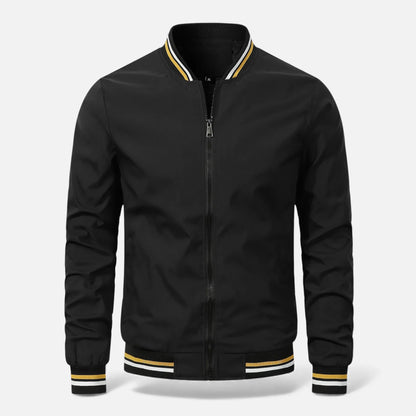 Warm Thick Men's Bomber Jacket for Fall and Winter
