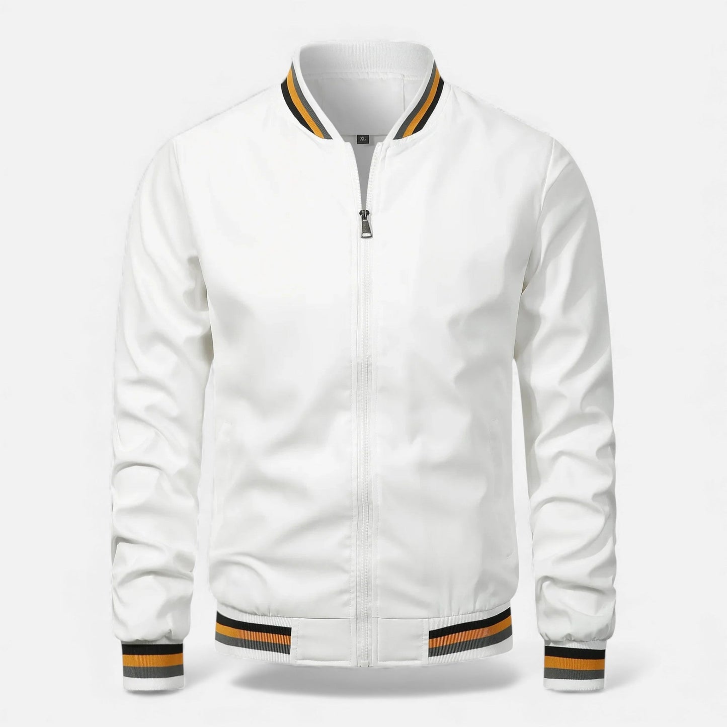 Warm Thick Men's Bomber Jacket for Fall and Winter