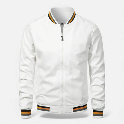Warm Thick Men's Bomber Jacket for Fall and Winter
