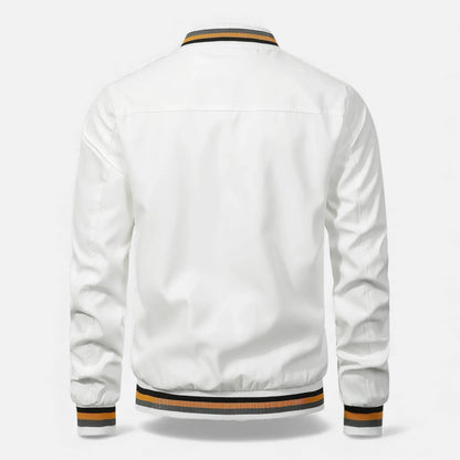 Warm Thick Men's Bomber Jacket for Fall and Winter