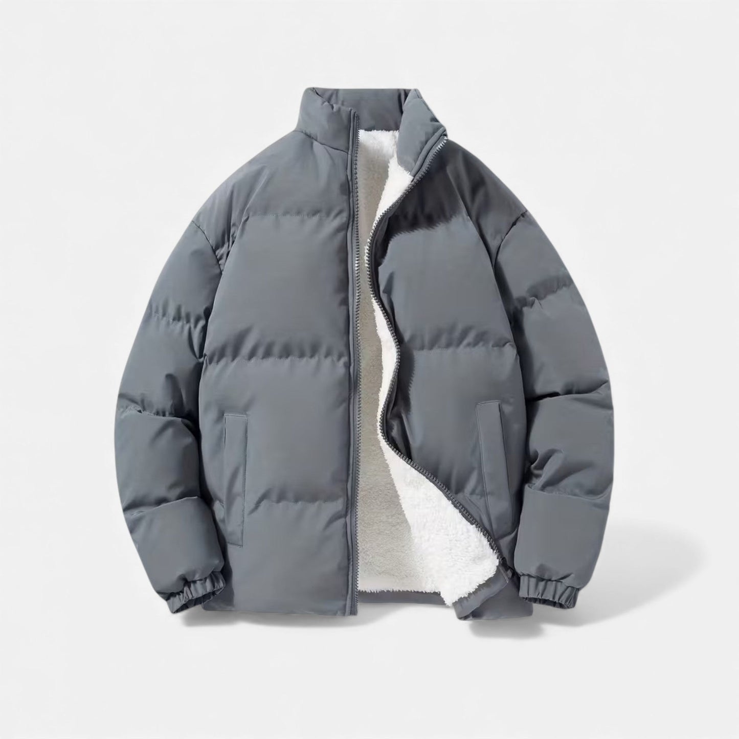 Warm Quilted Men's Puffer Jacket