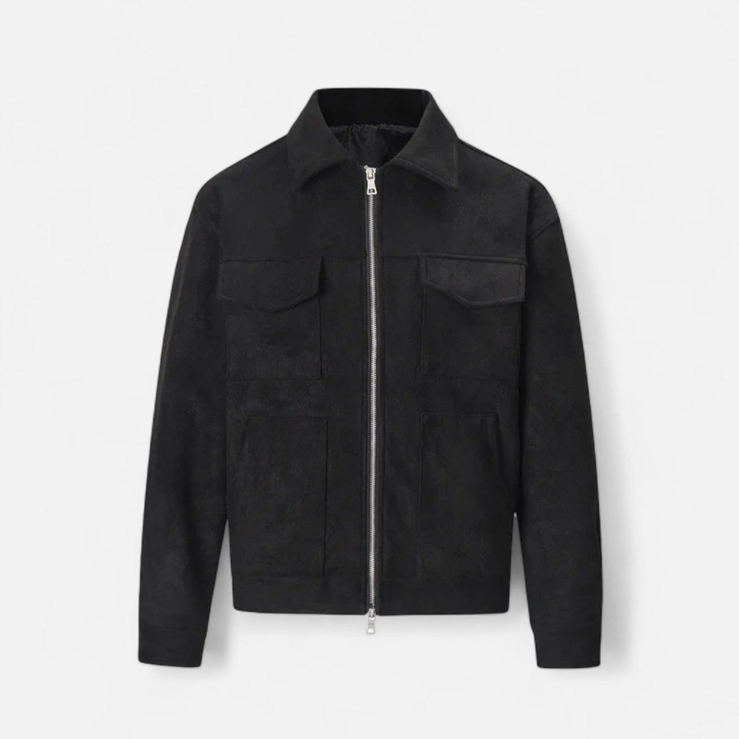 Elegant Suede Men's Jacket
