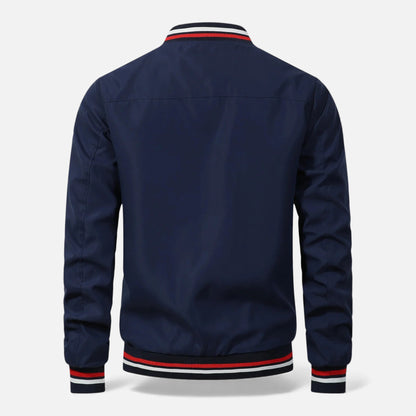 Warm Thick Men's Bomber Jacket for Fall and Winter