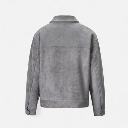 Elegant Suede Men's Jacket